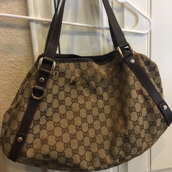 Abbey Signature Gg Hobo 866300 Brown Monogram - Picture 2 of 8